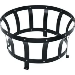 vidaXL - Vuurplaats - Zwart - Staal New