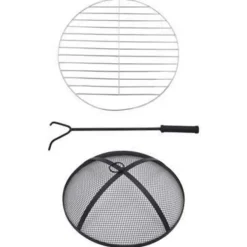 vidaXL - Vuurtafel - Bruin - Keramiek Discount