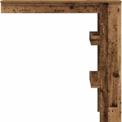 vidaXL - Wandgemonteerde bartafel - Oud hout - Bewerkt hout - 102x45 cm New