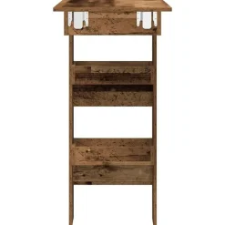 vidaXL - Wandgemonteerde bartafel - Oud hout - Bewerkt hout - 102x45 cm New