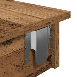 vidaXL - Wandgemonteerde bartafel - Oud hout - Bewerkt hout - 102x45 cm New