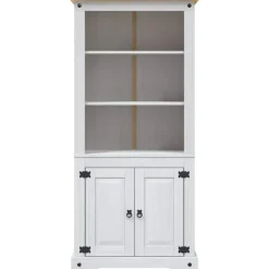 vidaXL - Wandkast - Wit - Grenenhout Outlet