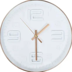 vidaXL - Wandklok - Wit - Polypropyleen Clearance