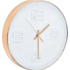 vidaXL - Wandklok - Wit - Polypropyleen Clearance