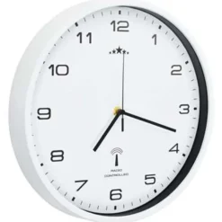 vidaXL - Wandklok - Wit - Polypropyleen Sale