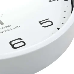 vidaXL - Wandklok - Wit - Polypropyleen Sale