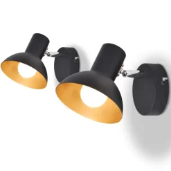 vidaXL - Wandlamp - Multikleur - Metaal - 2 stuks Outlet