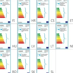 vidaXL - Wandlamp - Multikleur - Metaal - 2 stuks Outlet