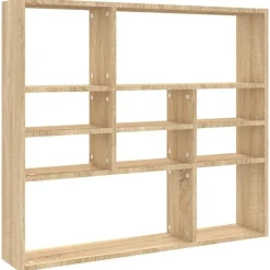 vidaXL - Wandmeubel - Bruin - Bewerkt hout New