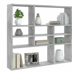 vidaXL - Wandmeubel - Grijs - Bewerkt hout New