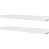 vidaXL - Wandmeubel - Wit - MDF - 80 cm - 2 stuks New