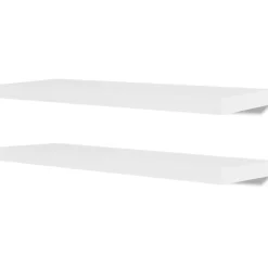 vidaXL - Wandmeubel - Wit - MDF - 80 cm - 2 stuks New
