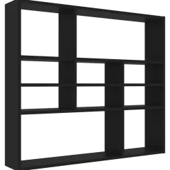 vidaXL - Wandmeubel - Zwart - Bewerkt hout Clearance