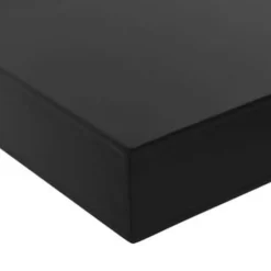vidaXL - Wandschap - Zwart - MDF - 100 x 20 x 3.8 cm - 2 stuks Sale