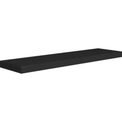 vidaXL - Wandschap - Zwart - MDF - 90 x 23.5 x 3.8 cm Discount