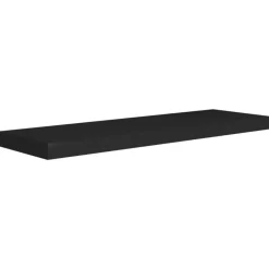 vidaXL - Wandschap - Zwart - MDF - 80 x 23.5 x 3.8 cm Discount