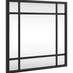 vidaXL - Wandspiegel - Zwart - IJzer - 30 x 30 cm Best