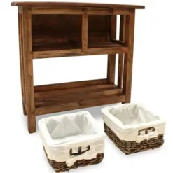 vidaXL - Wandtafel - Bruin - Hout Best