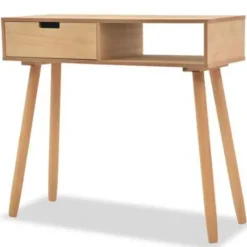 vidaXL - Wandtafel - Bruin - Grenenhout New