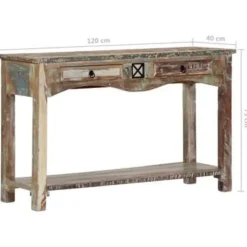 vidaXL - Wandtafel - Multikleur - Hout Sale