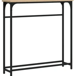 vidaXL - Wandtafel - Sonoma eiken - Bewerkt hout - 75x19.5x75 cm New