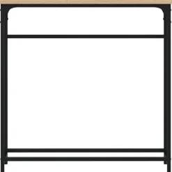 vidaXL - Wandtafel - Sonoma eiken - Bewerkt hout - 75x19.5x75 cm New