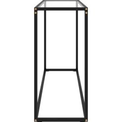 vidaXL - Wandtafel - Transparent - Glas - 120 x 35 x 75 cm Best