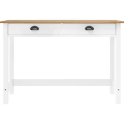 vidaXL - Wandtafel - Wit - Grenenhout Online