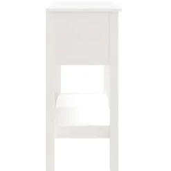 vidaXL - Wandtafel - Wit - Grenenhout Outlet