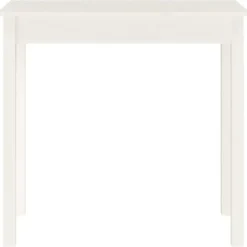 vidaXL - Wandtafel - Wit - Massief grenenhout - 80x40x75 cm Best