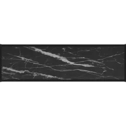 vidaXL - Wandtafel - Zwart - Glas - 120 x 35 x 75 cm Online