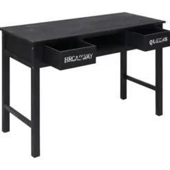 vidaXL - Wandtafel - Zwart - Hout Outlet