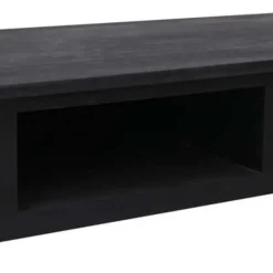 vidaXL - Wandtafel - Zwart - Hout Outlet