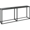 vidaXL - Wandtafel - Zwart - Glas New