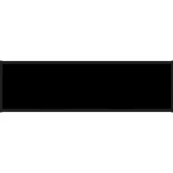 vidaXL - Wandtafel - Zwart - Glas - 120 x 35 x 75 cm Best