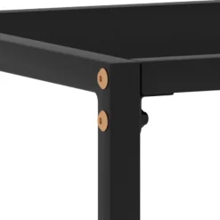 vidaXL - Wandtafel - Zwart - Glas - 100 x 35 x 75 cm Clearance