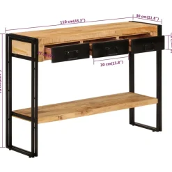 vidaXL - Wandtafel - Zwart - Hout Discount