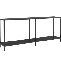 vidaXL - Wandtafel - Zwart - Glas New