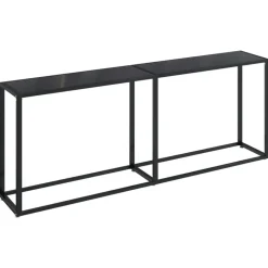 vidaXL - Wandtafel - Zwart - Glas Hot