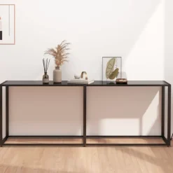 vidaXL - Wandtafel - Zwart - Glas Hot