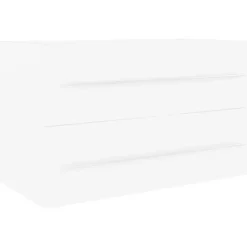 vidaXL - Wastafelkast - Wit - Bewerkt hout - 80 x 38.5 x 48 cm Discount