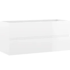 vidaXL - Wastafelkast - Wit - Bewerkt hout - 100 x 38.5 x 45 cm Hot