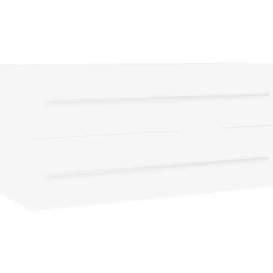 vidaXL - Wastafelkast - Wit - Bewerkt hout - 100 x 38.5 x 48 cm New