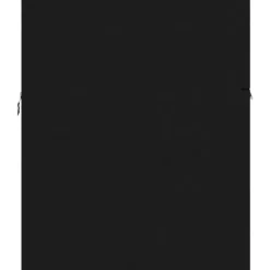 vidaXL - Wastafelkast - Zwart - Bewerkt hout - 90 x 38.5 x 46 cm Outlet