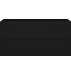 vidaXL - Wastafelkast - Zwart - Bewerkt hout - 90 x 38.5 x 45 cm Sale