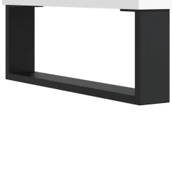 vidaXL - Wastafelonderkast met 2 lades - Wit - Bewerkt hout en ijzer - 65 cm Outlet