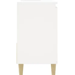 vidaXL - Wastafelonderkast met 1 deur 2 lades - Wit - Hout - 65x33x60 cm Clearance