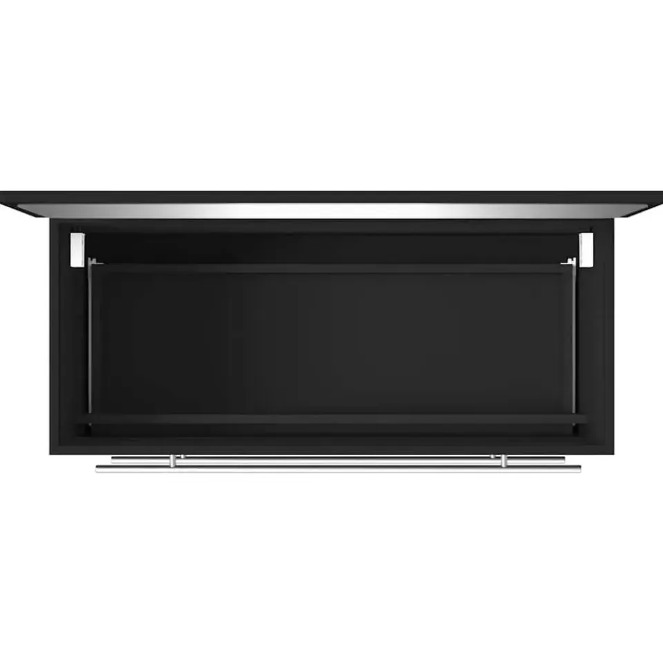 vidaXL - Wastafelonderkast met spiegel - 2 lades - Zwart - Bewerkt hout Outlet