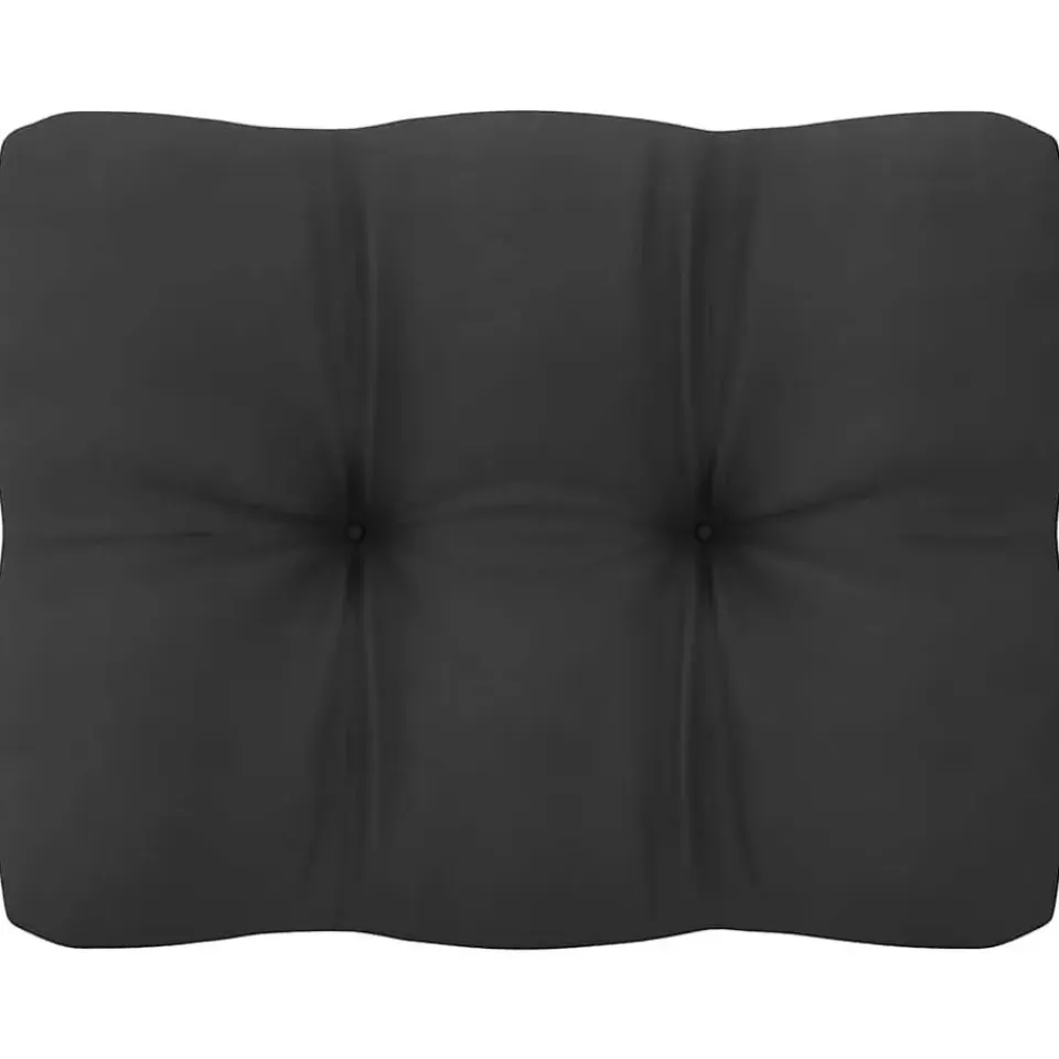 vidaXL - 2-zits Bank - Wit - Grenenhout New