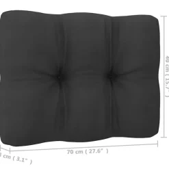 vidaXL - 2-zits Bank - Wit - Grenenhout New